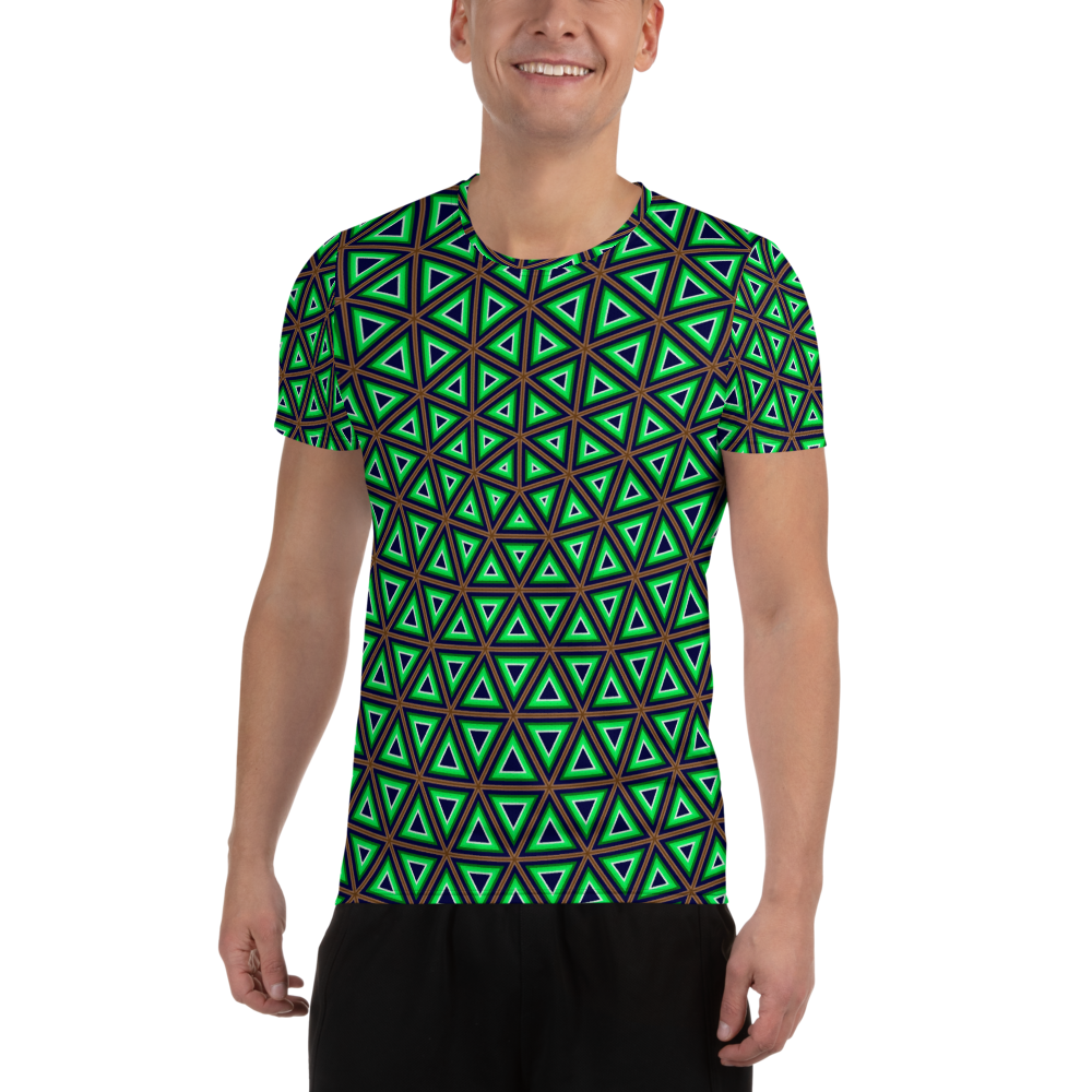 Green/Brown Geodesic Netting Shirt