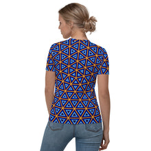 Geodesic Netting Women's V-neck