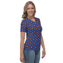 Geodesic Netting Women's V-neck