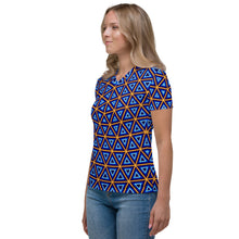 Geodesic Netting Women's V-neck