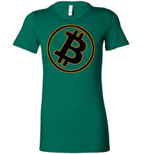 Bitcoin Gold Tilt - Bella Ladies Favorite Tee