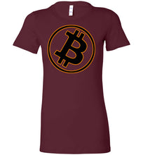 Bitcoin Gold Tilt - Bella Ladies Favorite Tee