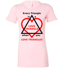 Love Triangle Ladies Tee
