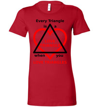 Love Triangle Ladies Tee