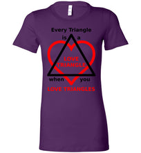 Love Triangle Ladies Tee