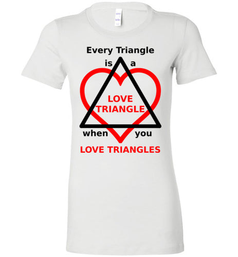 Love Triangle Ladies Tee