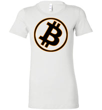 Bitcoin Gold Tilt - Bella Ladies Favorite Tee