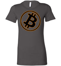Bitcoin Gold Tilt - Bella Ladies Favorite Tee