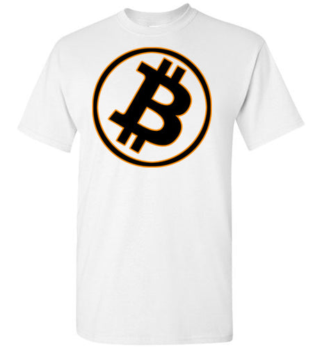 Bitcoin Gold Tilt - Short-Sleeve T-Shirt