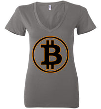 Bitcoin Gold - Bella Ladies Deep V-Neck