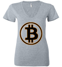 Bitcoin Gold - Bella Ladies Deep V-Neck