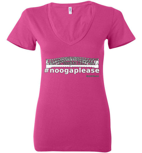 #noogaplease - Bella Ladies Deep V-Neck