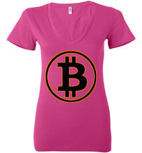 Bitcoin Gold - Bella Ladies Deep V-Neck