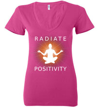 Radiate Positivity - Bella Ladies Deep V-Neck