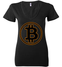 Bitcoin Gold - Bella Ladies Deep V-Neck