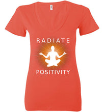 Radiate Positivity - Bella Ladies Deep V-Neck
