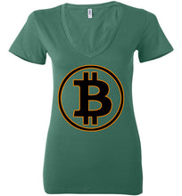 Bitcoin Gold - Bella Ladies Deep V-Neck
