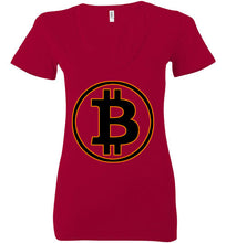 Bitcoin Gold - Bella Ladies Deep V-Neck