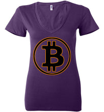 Bitcoin Gold - Bella Ladies Deep V-Neck