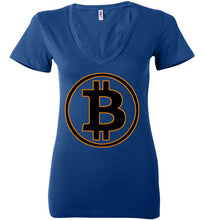 Bitcoin Gold - Bella Ladies Deep V-Neck
