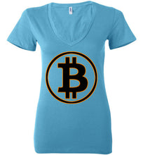 Bitcoin Gold - Bella Ladies Deep V-Neck