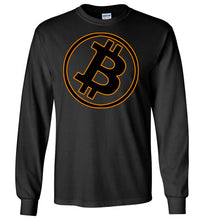 Bitcoin Gold Tilt - Long Sleeve T-Shirt