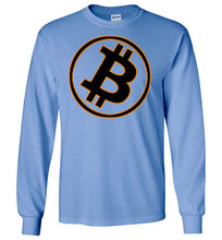 Bitcoin Gold Tilt - Long Sleeve T-Shirt