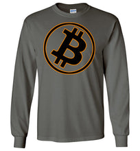 Bitcoin Gold Tilt - Long Sleeve T-Shirt