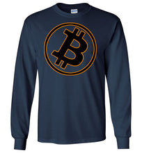 Bitcoin Gold Tilt - Long Sleeve T-Shirt