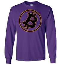 Bitcoin Gold Tilt - Long Sleeve T-Shirt
