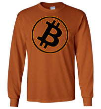 Bitcoin Gold Tilt - Long Sleeve T-Shirt