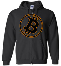 Bitcoin Gold Tilt - Zip Hoodie