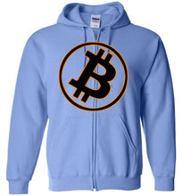 Bitcoin Gold Tilt - Zip Hoodie