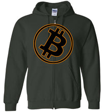 Bitcoin Gold Tilt - Zip Hoodie