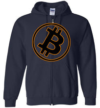 Bitcoin Gold Tilt - Zip Hoodie