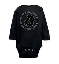 Bitcoin Tilt - Infant Long Sleeve Bodysuit