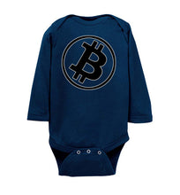 Bitcoin Tilt - Infant Long Sleeve Bodysuit