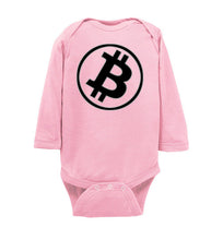 Bitcoin Tilt - Infant Long Sleeve Bodysuit