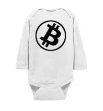 Bitcoin Tilt - Infant Long Sleeve Bodysuit