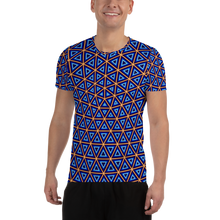 Orange/Blue Geodesic Netting