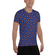 Orange/Blue Geodesic Netting