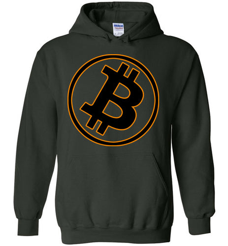 Bitcoin Gold Tilt - Heavy Blend Hoodie