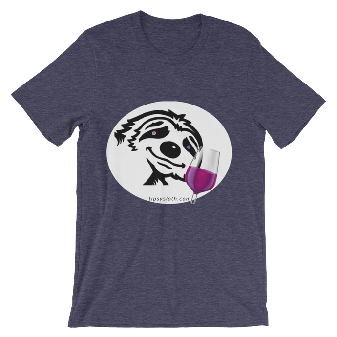 Tipsy Sloth Unisex short sleeve t-shirt